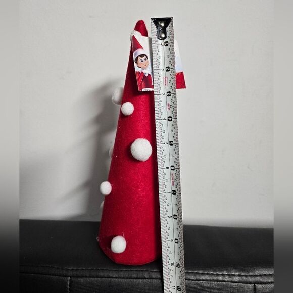 New the Elf on the shelf felt Christmas tree with pompoms, 10" - Picture 4 of 5